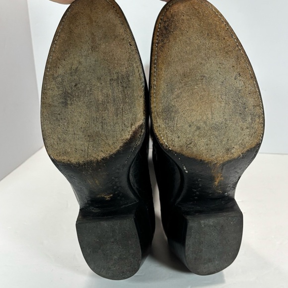 Lucchese Handmade Classic Crocodile Jones Black Embroidered Men 10.5 USA L 0311 - Picture 12 of 12